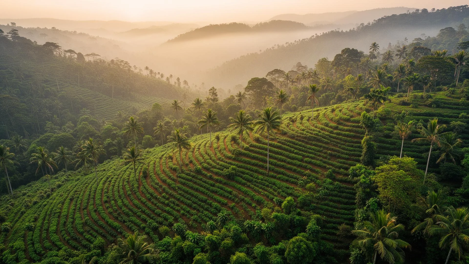 Kerala spice plantation in the Western Ghats